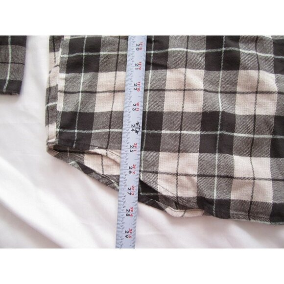 New Men Levis Silver Tab Metal Button Long Sleeve Plaid Cotton Shirt Sz XL(NW86) - Picture 4 of 9